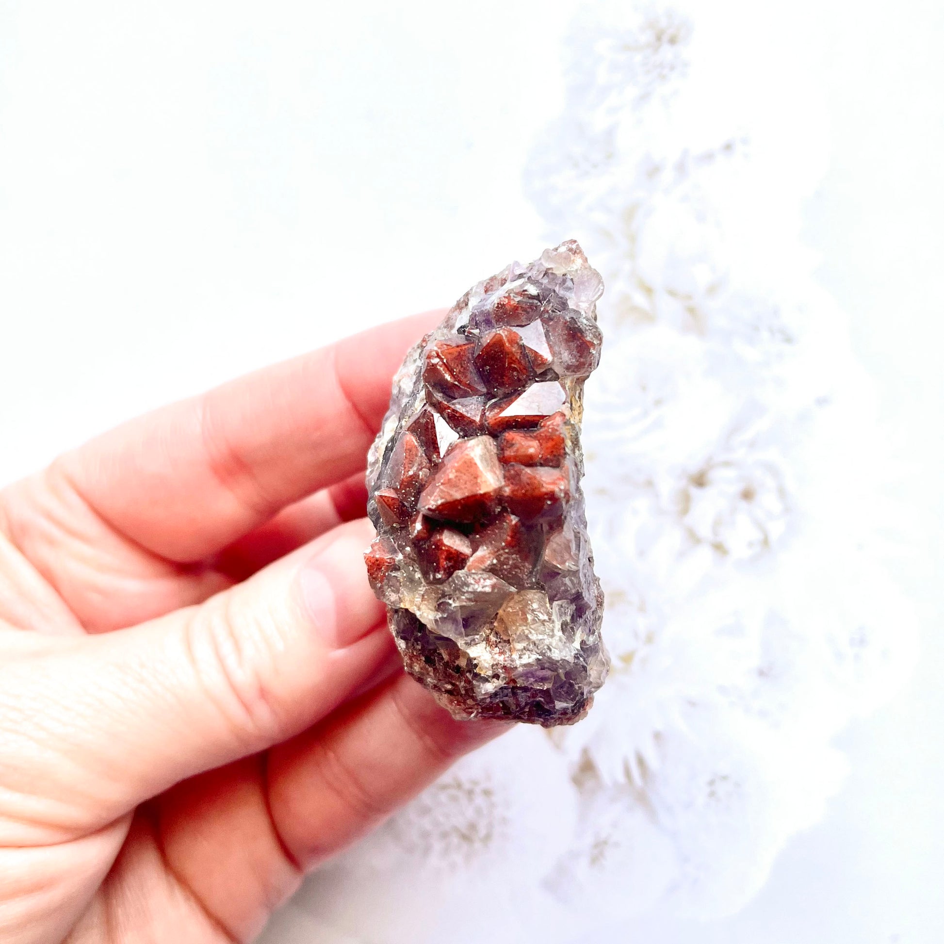 Rare Auralite 23 cluster