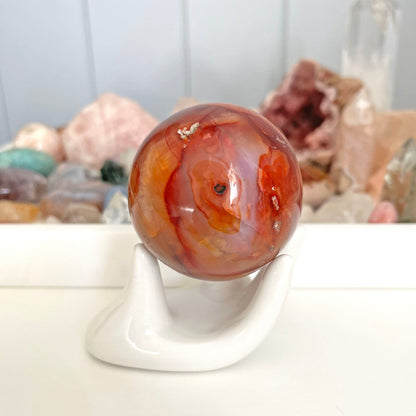 Carnelian sphere