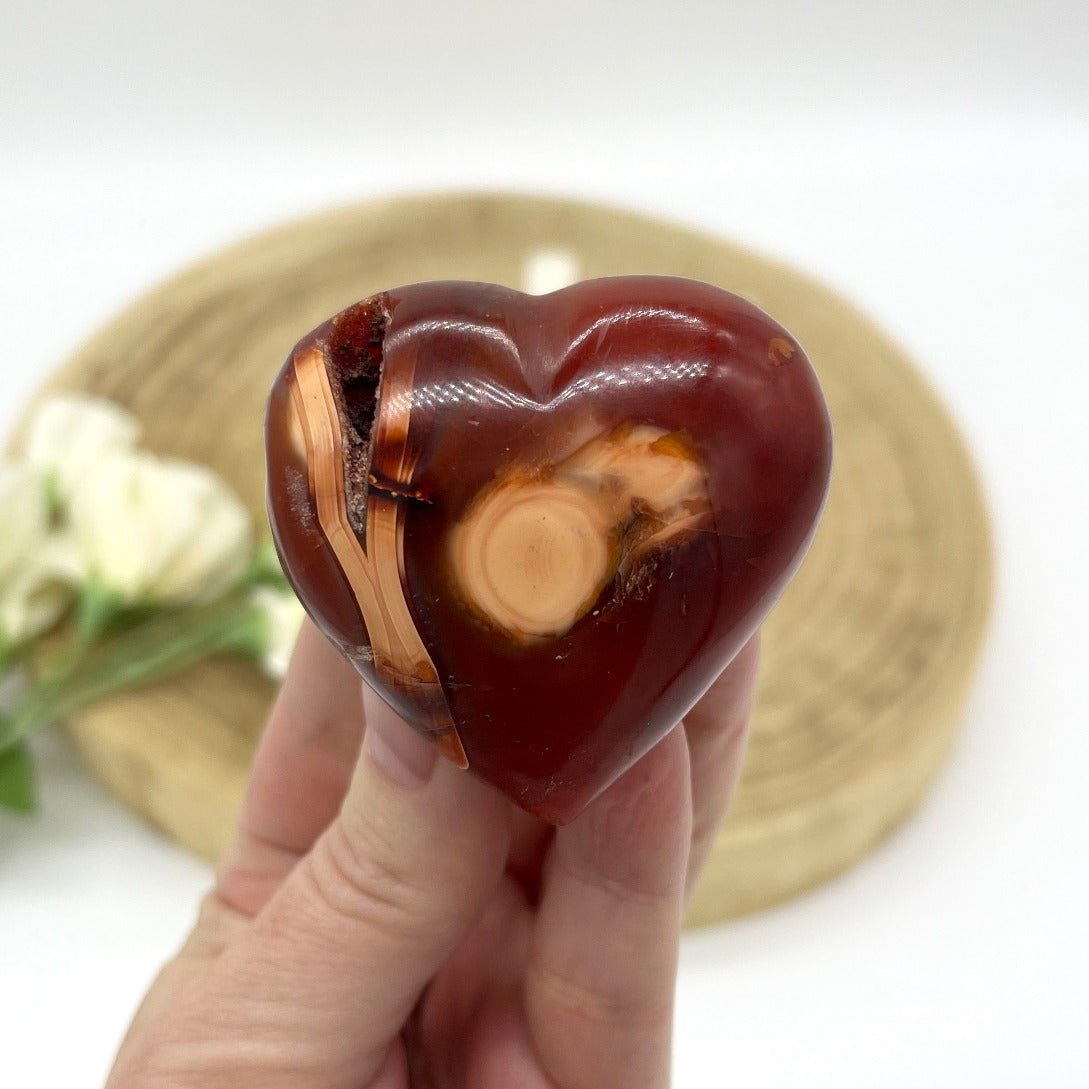 Carnelian heart