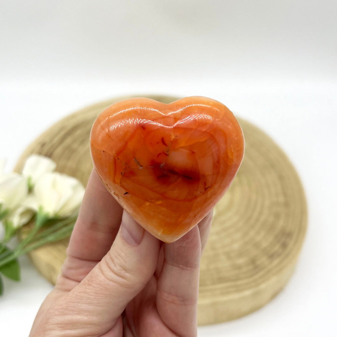 Carnelian heart