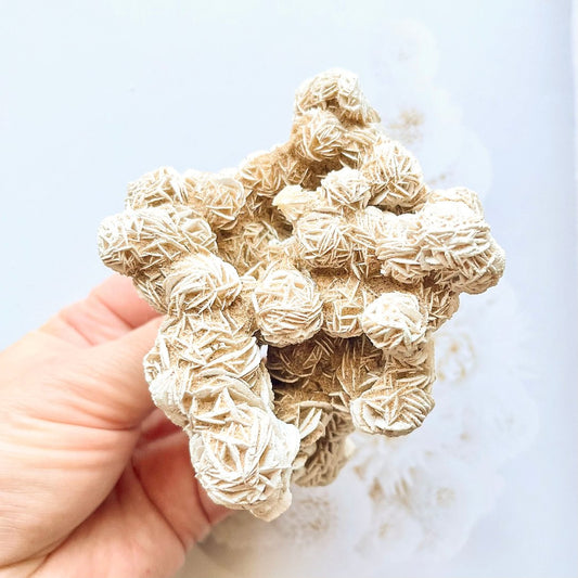 Desert rose selenite cluster