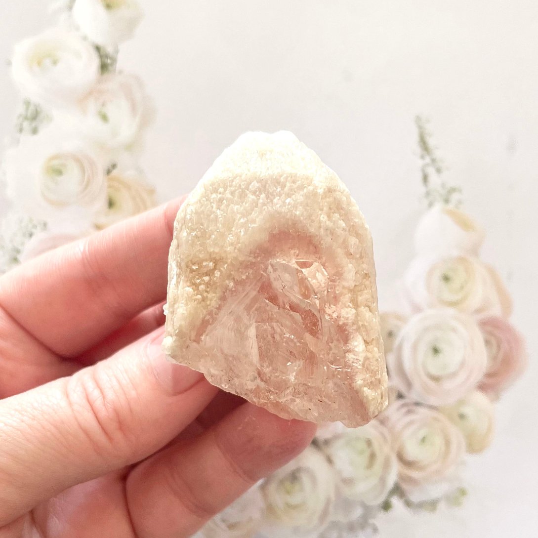 Natural Pink Dreamsicle crystal