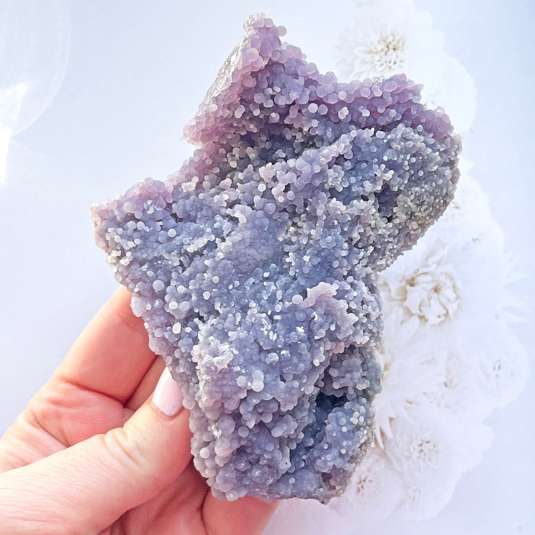 Grape agate cluster