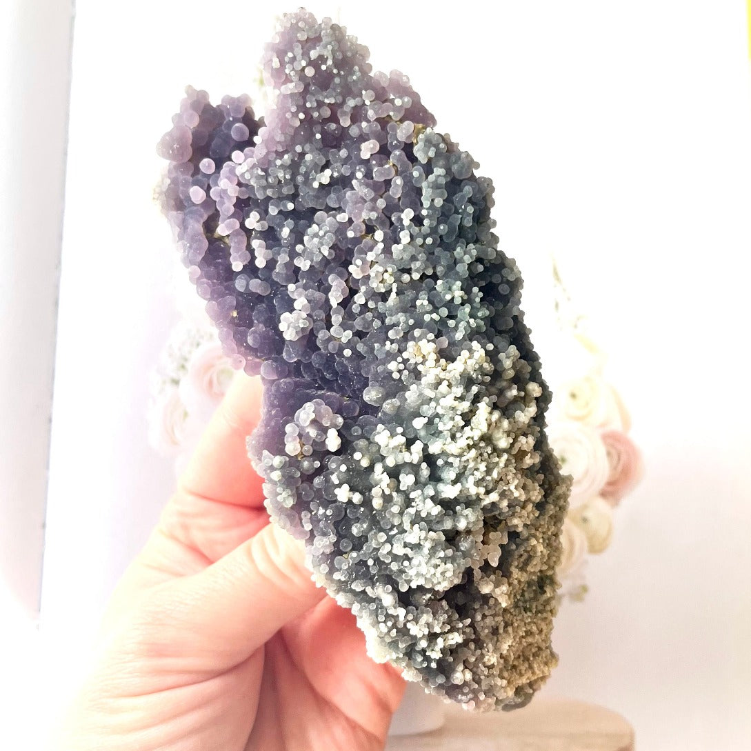 Grape agate cluster