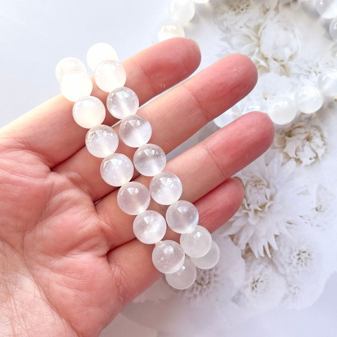 Selenite bracelet