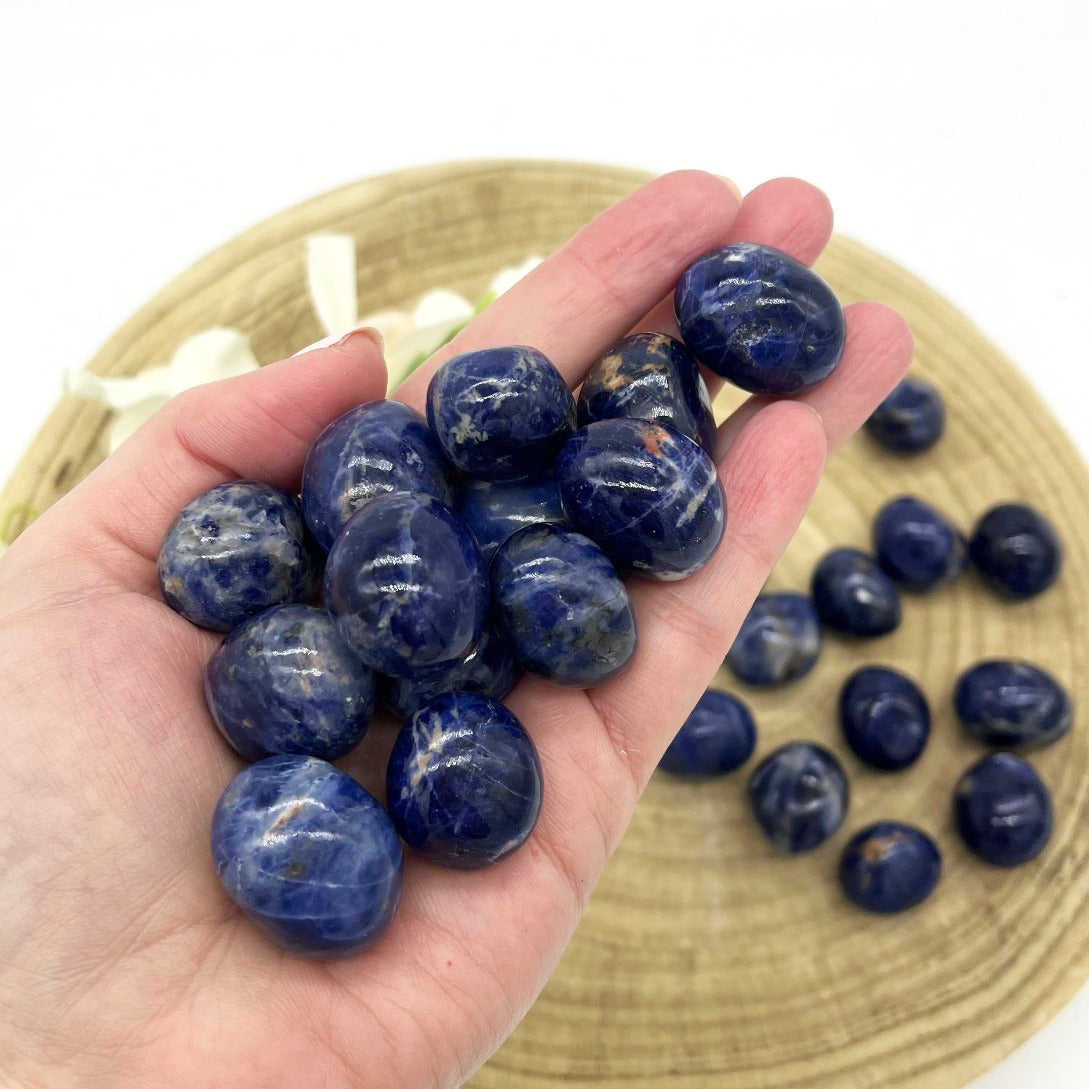 Sodalite tumble stones Australia