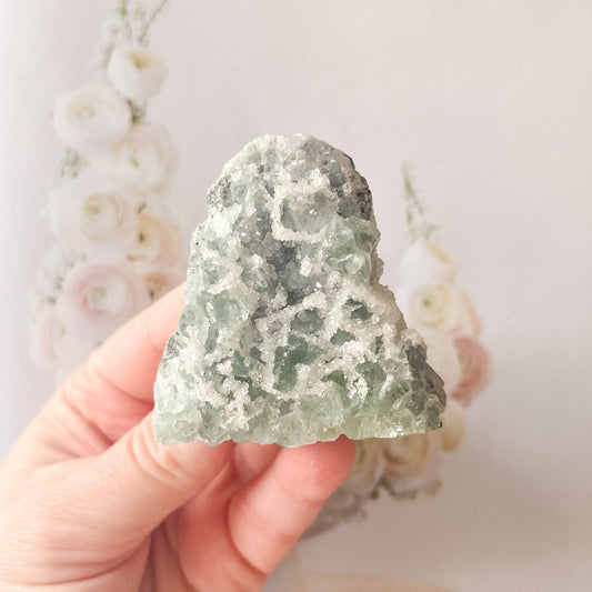 Green Sugar Fluorite cluster