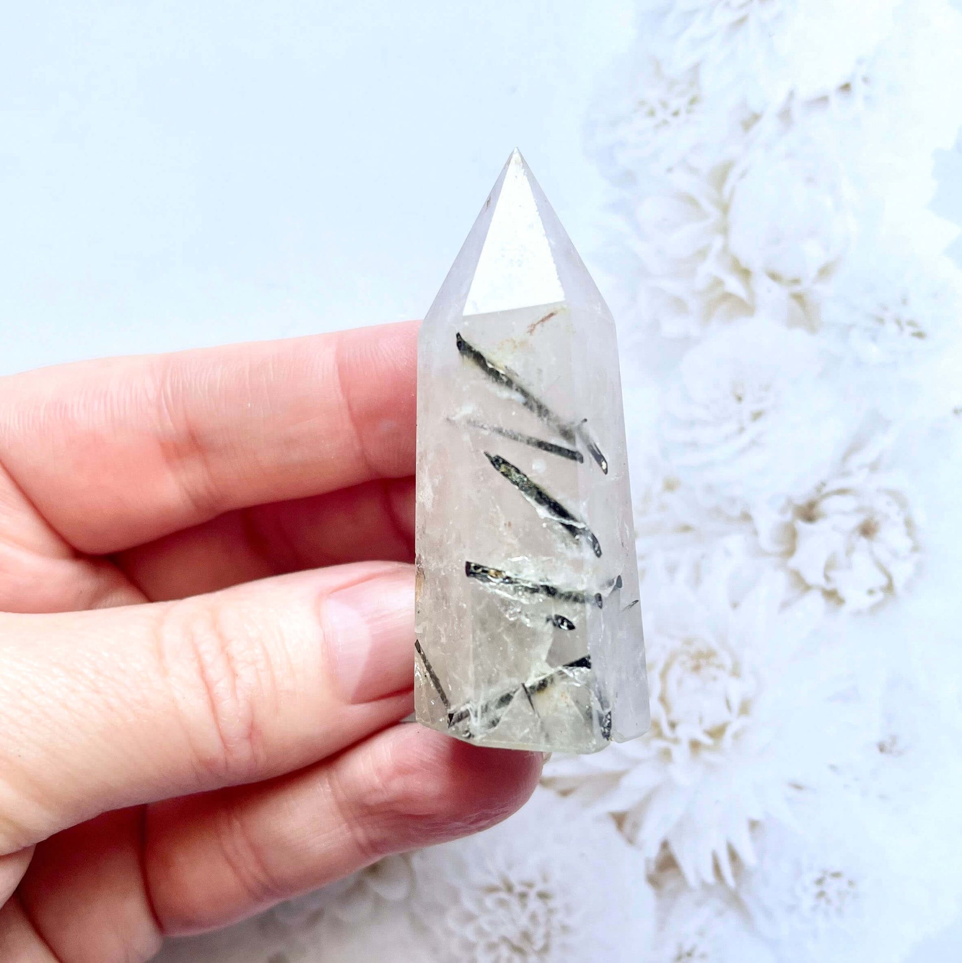 Tourmaline and quartz crystal generator