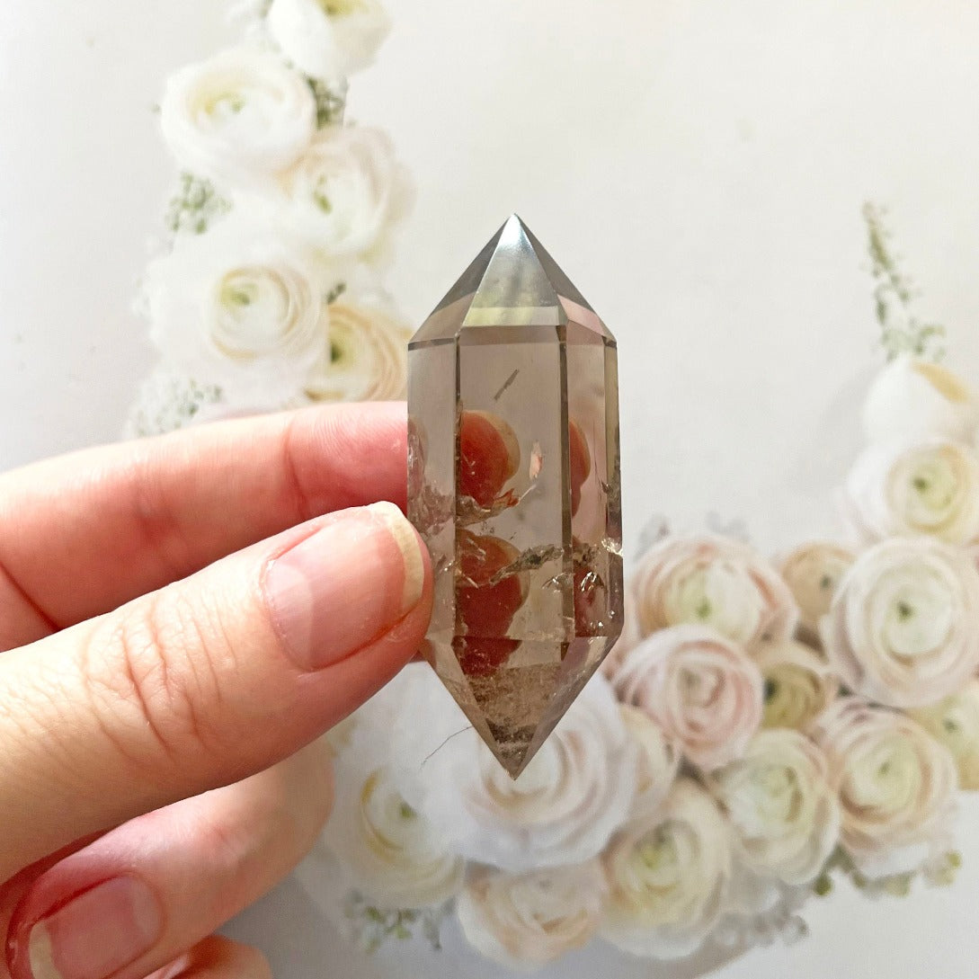 smoky quartz crystal dt