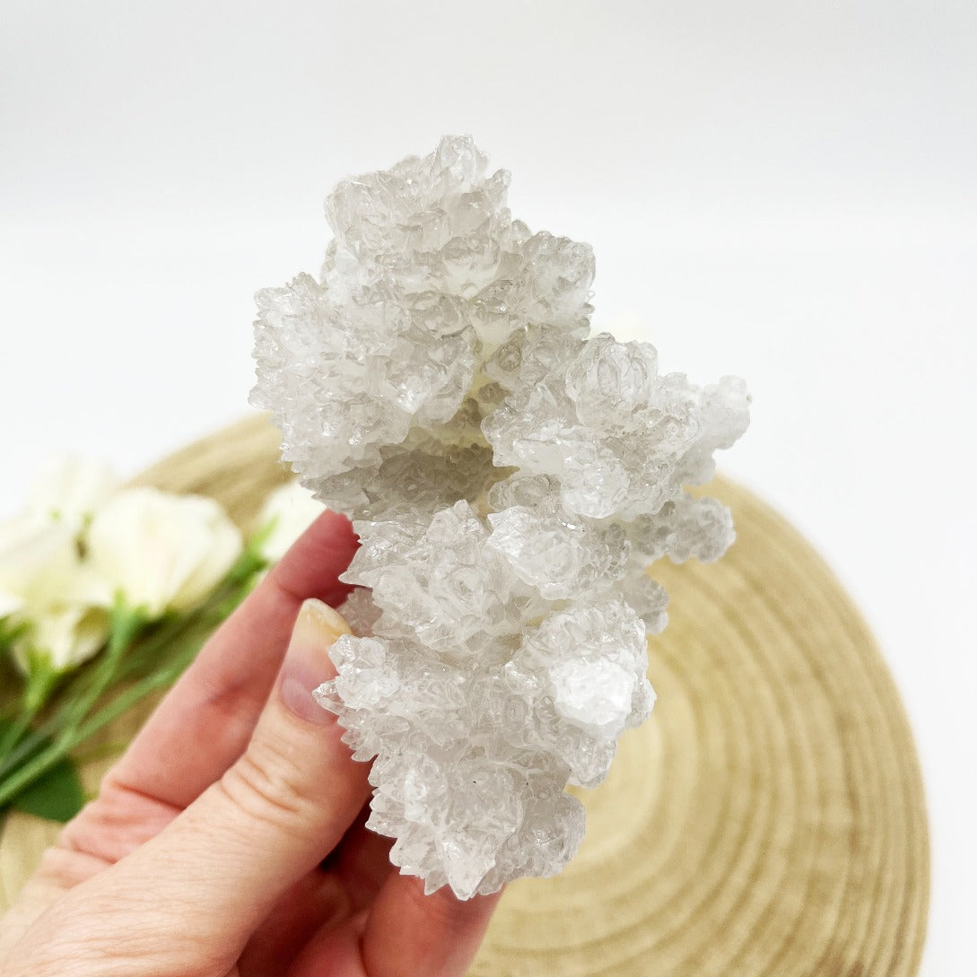 Aragonite raw crystal clusters Australia