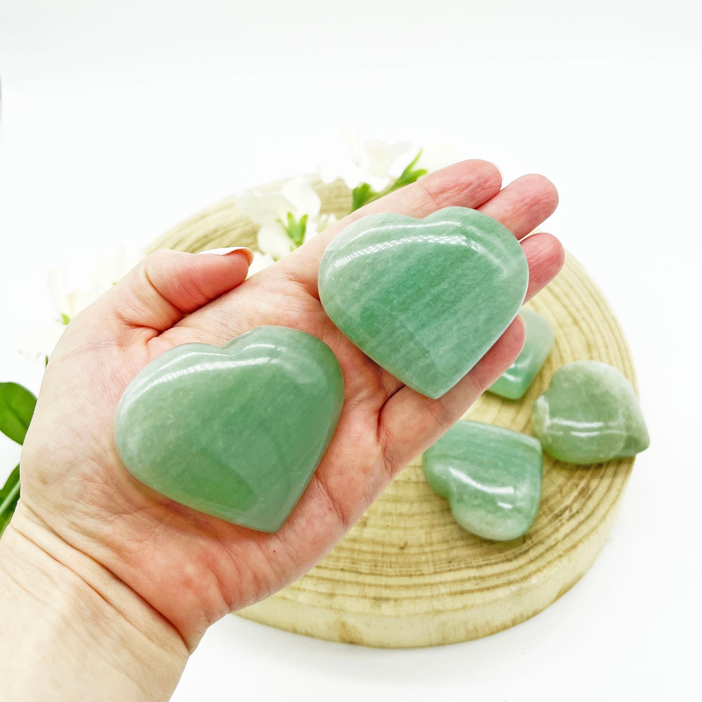 Green Aventurine heart crystal