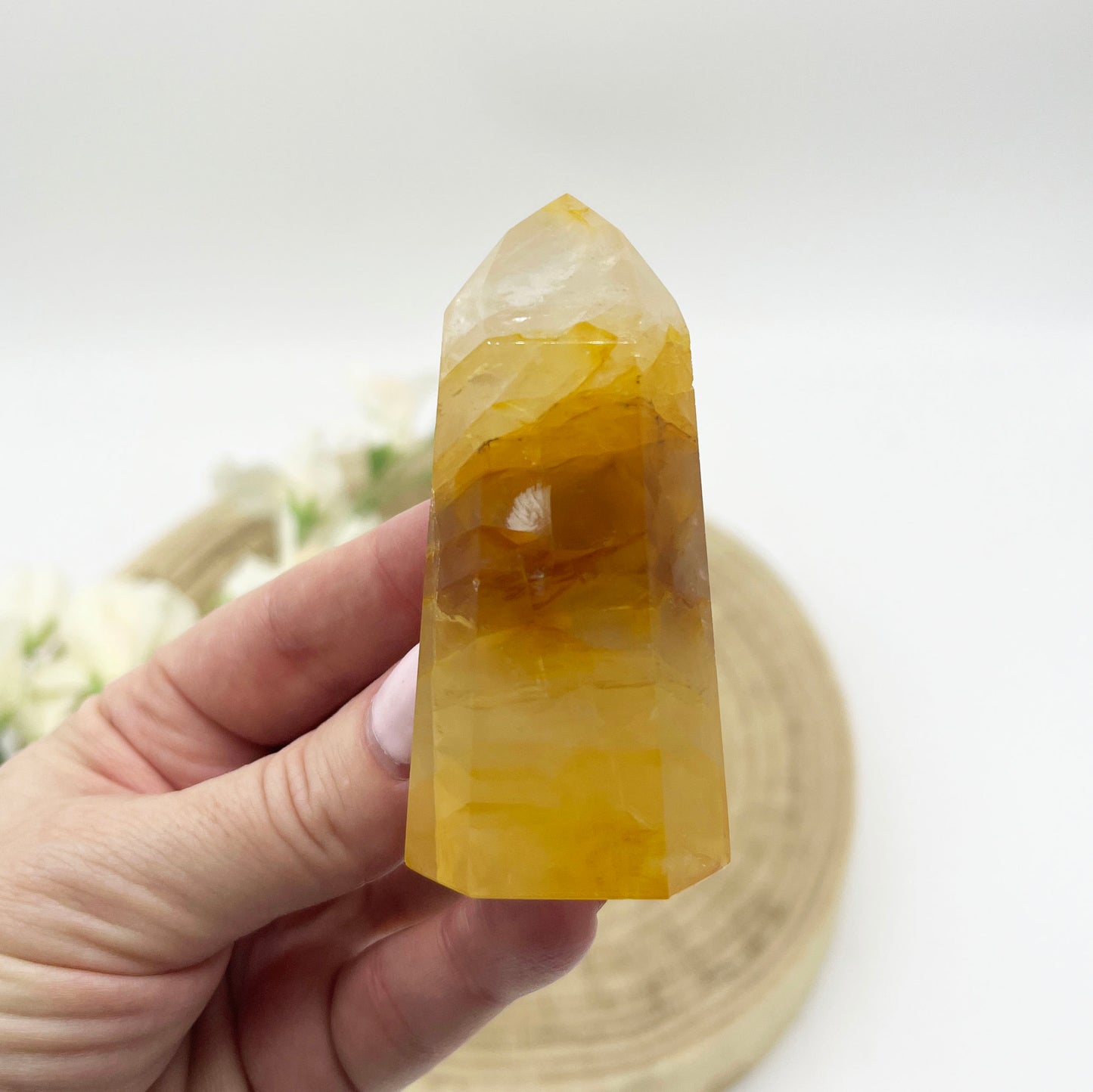 Golden quartz crystal generator Australia